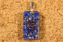 Load image into Gallery viewer, Lapis Lazuli Orgone Pendant with Sterling Silver Chain