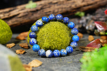 Load image into Gallery viewer, Lapis Lazuli Bracelet (6mm, 8mm or 10mm)