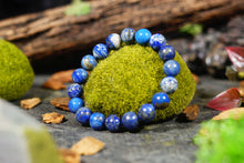 Load image into Gallery viewer, Lapis Lazuli Bracelet (6mm, 8mm or 10mm)