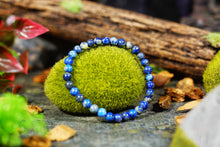 Load image into Gallery viewer, Lapis Lazuli Bracelet (6mm, 8mm or 10mm)