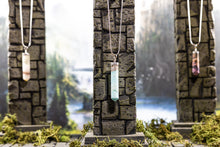 Load image into Gallery viewer, Caribbean Calcite Pointed Pendant with Sterling Silver Chain