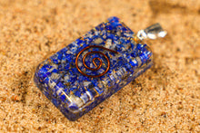 Load image into Gallery viewer, Lapis Lazuli Orgone Pendant with Sterling Silver Chain
