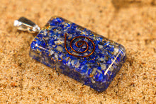 Load image into Gallery viewer, Lapis Lazuli Orgone Pendant with Sterling Silver Chain
