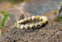 Load image into Gallery viewer, Dalmatian Jasper Bracelet (4mm, 6mm, 8mm or 10mm)
