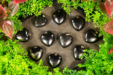 Load image into Gallery viewer, Heart-Shaped Shungite Pendant with Sterling Silver Chain
