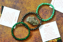 Load image into Gallery viewer, Prosperity Bracelets with Pyrite Cluster Gift Set
