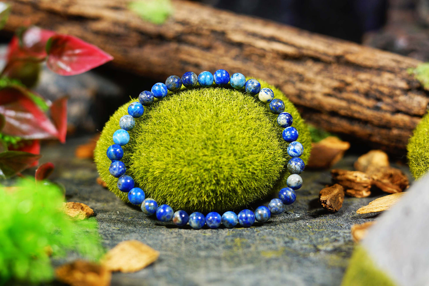 Lapis Lazuli Bracelet (6mm, 8mm or 10mm)