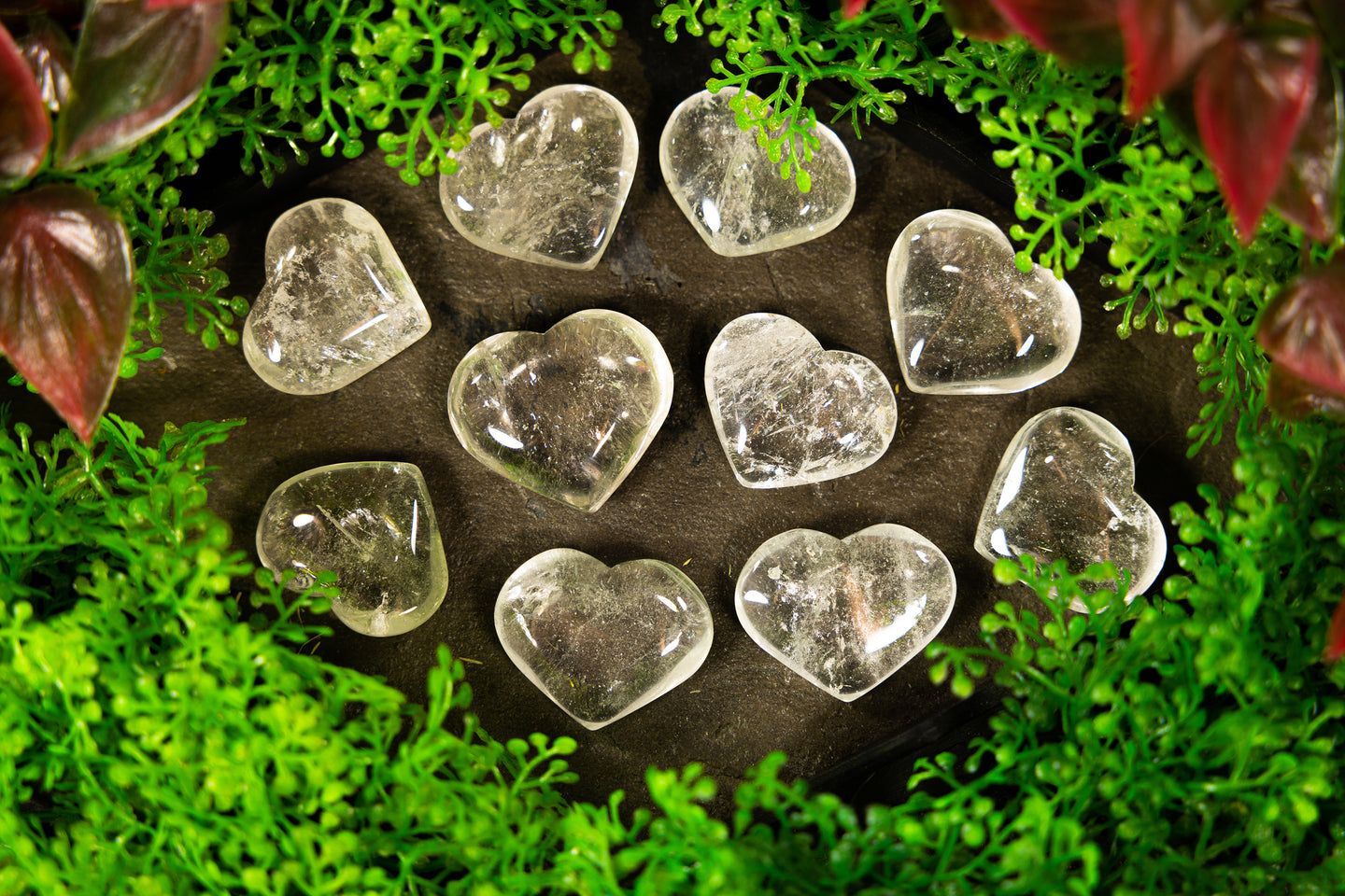 Mini Heart-Shaped Clear Quartz