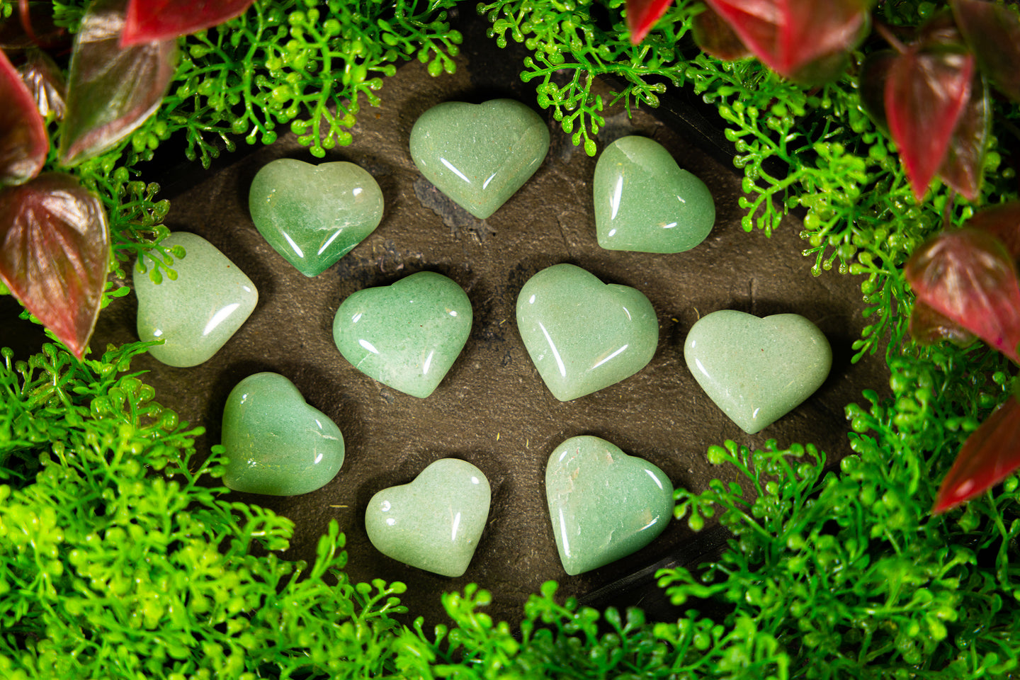 Mini Heart-Shaped Jadeite