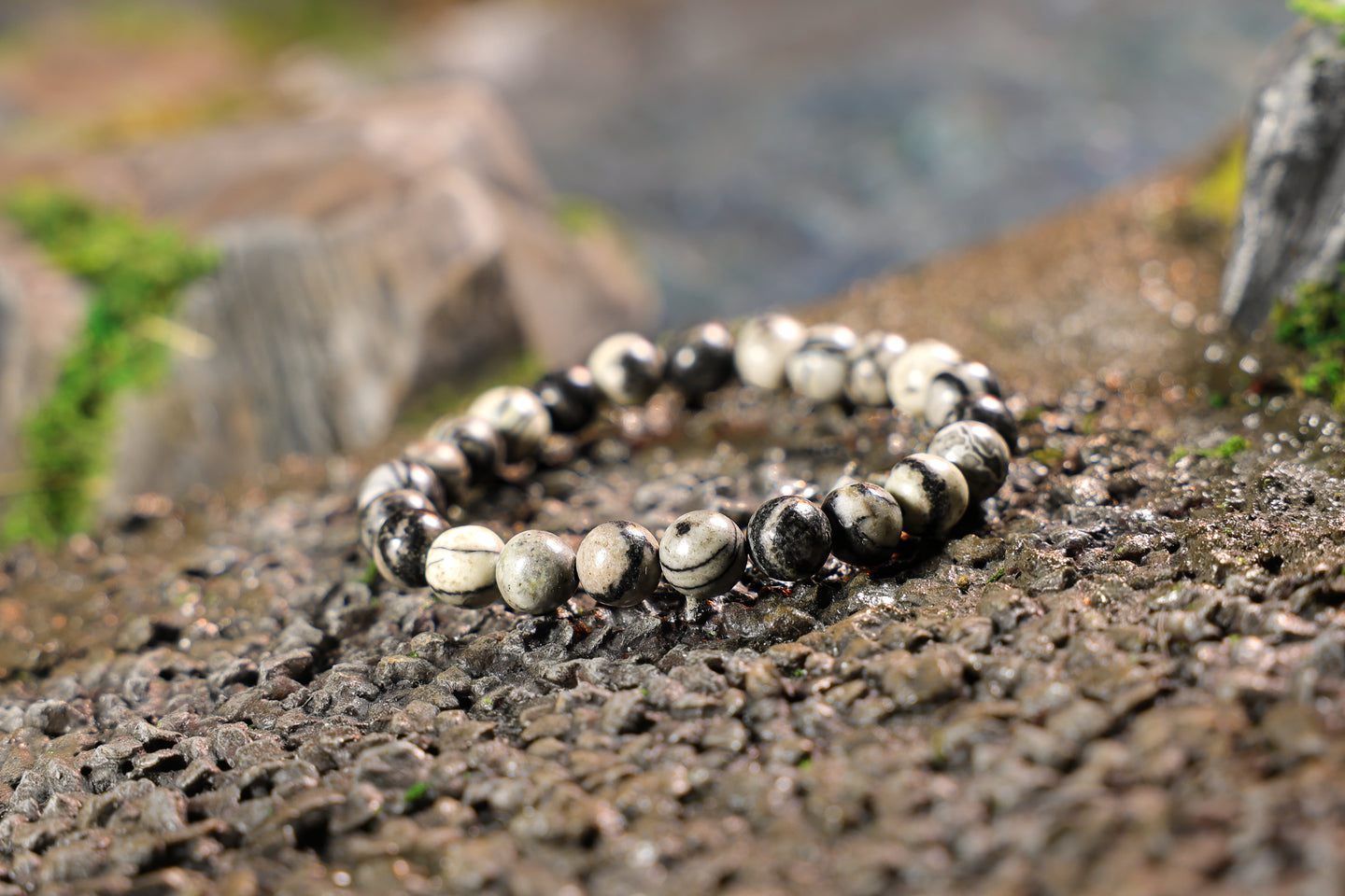 Net Jasper Bracelet (8mm)