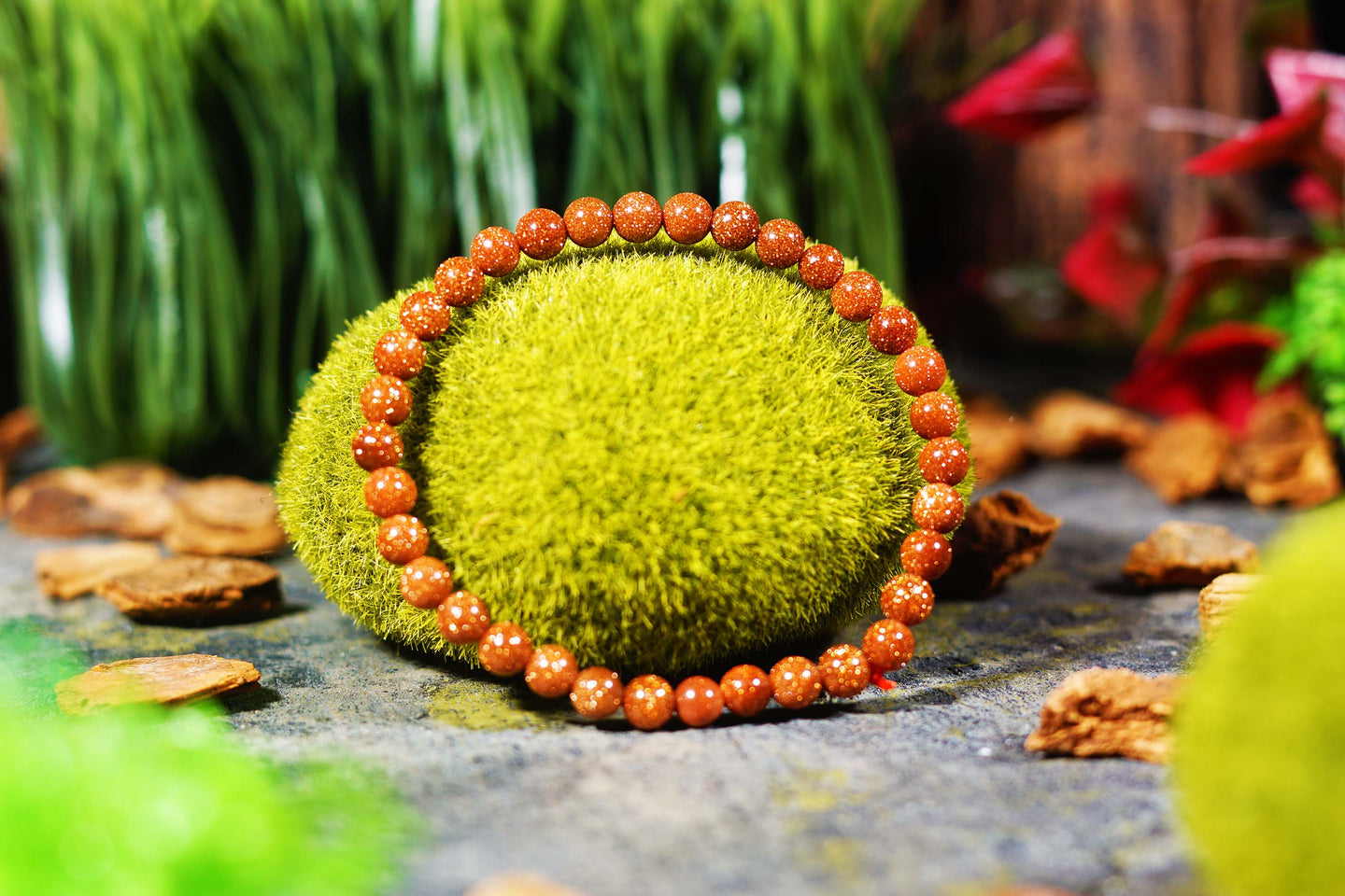 Red Goldstone Bracelet (6mm)
