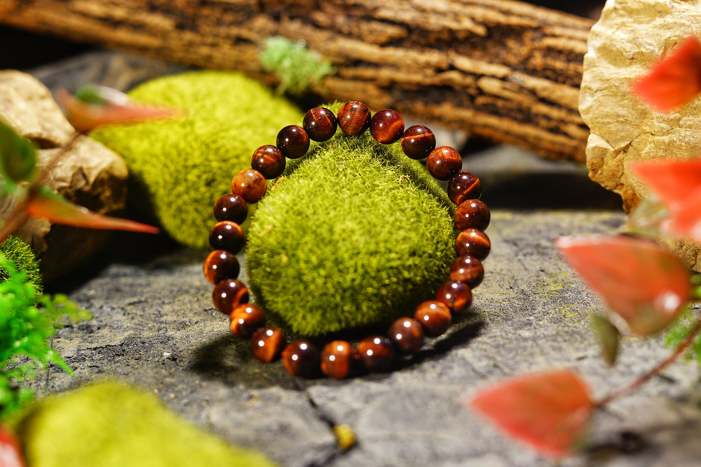 Red Tiger's Eye Bracelet (8mm)